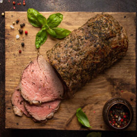 Kangaroo Rump Roast 1kg, in a pack