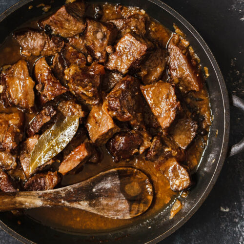Grass Fed Beef, Diced, in a 250g pack