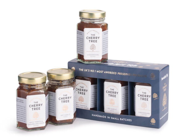Cherry Tree, Chutney Gift Pack, 3x 100g Jars