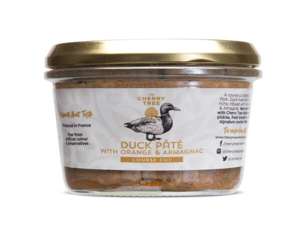 Cherry Tree, Duck, Orange & Armagnac Pate, 1 in a 180g Pot