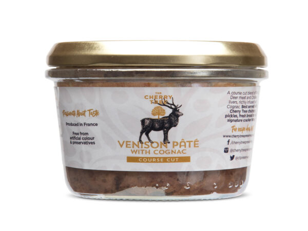 Cherry Tree, Venison & Cognac Pate, 1 in 180g Pot