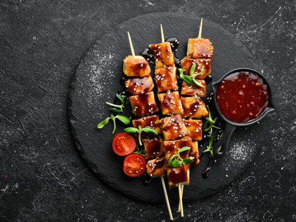 Chicken, Smoky BBQ Kebabs, 300g per pack