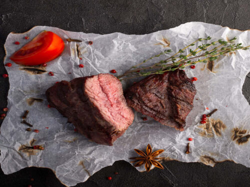Partially Cooked Ostrich, Fillets, 2 in a 250g pack