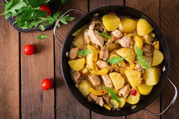 Pork, Diced, in a 450g pack