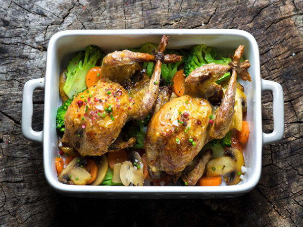 Quail, Bone in, 2 in a 400g pack +/-