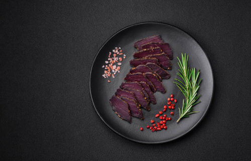 Venison, Smoked Haunch, 2/4 pc in a 250g pack