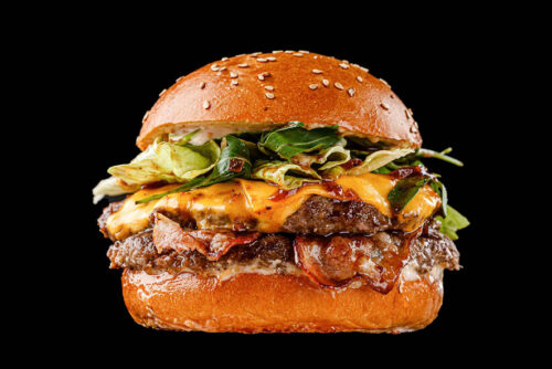 Wagyu beef, Quarter pounders. 42 in a 4.75kgs case