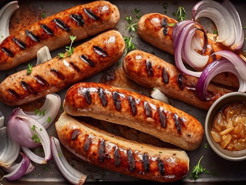 Wild Boar & Caramelised Onion, Sausages, 6 in a 360g pack