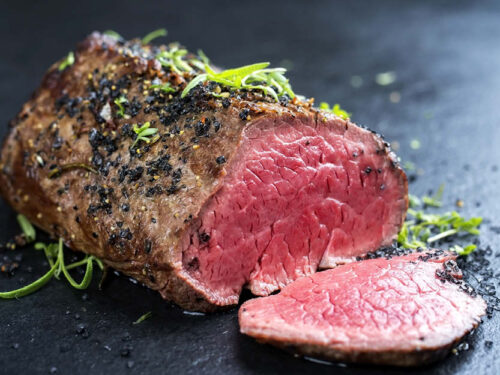 Zebra, Striploin Fillets, 2 in a 250g pack